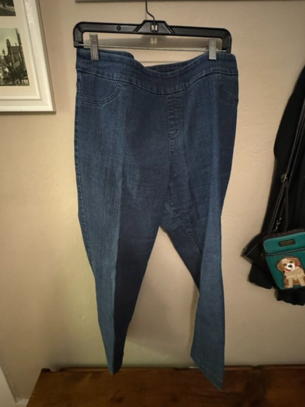 Soft Surroundings dark blue denim jeans for women